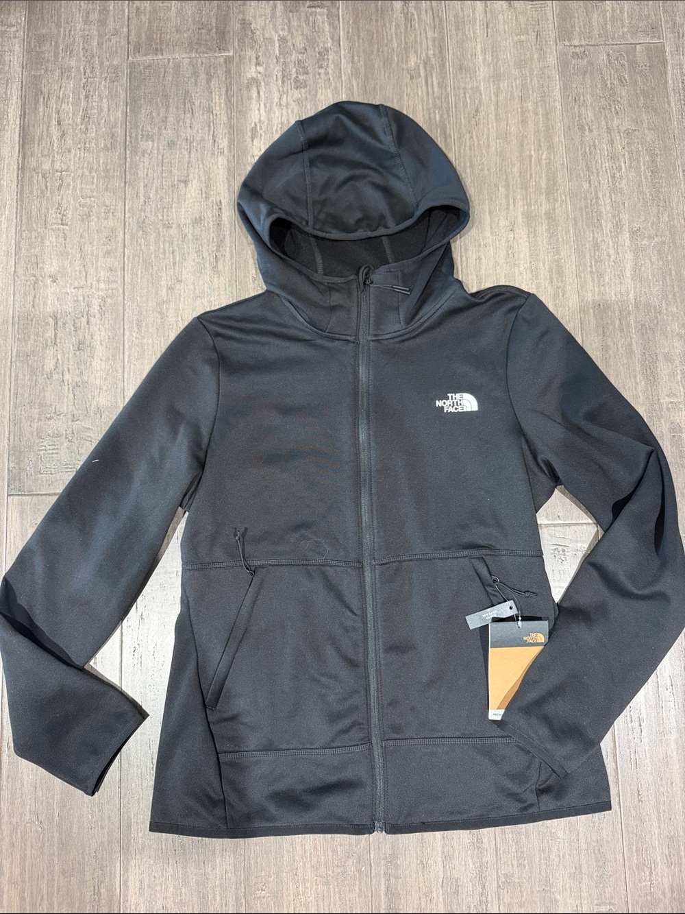 The North Face Women's Black Hooded Full-Zip Utility Jacket